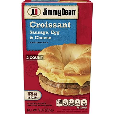Jimmy dean croissant oven instructions - Shop Jimmy Dean Frozen Croissant Breakfast Sandwiches - Sausage, Egg & Cheese - compare prices, see product info & reviews, add to shopping list, or find in store. ... Microwave Heating Instructions: Instructions were developed using an 1100-watt oven. Ovens vary; heat times may need to be adjusted. If additional time is needed, microwave 5 ...